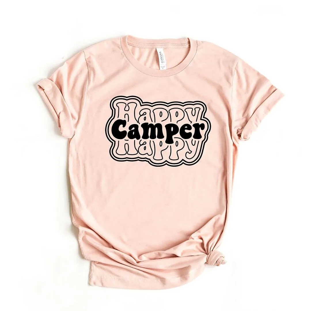 Happy Camper Stacked Short Sleeve Tee sold by Zulily product image thumbnail 2