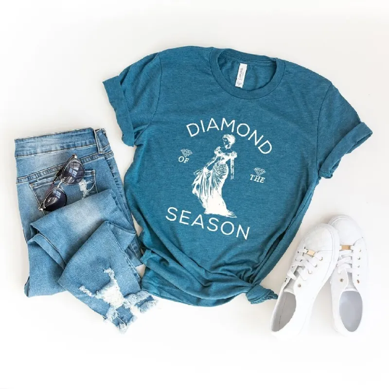 Diamond Season Short Sleeve Crewnneck Tee sold by Zulily