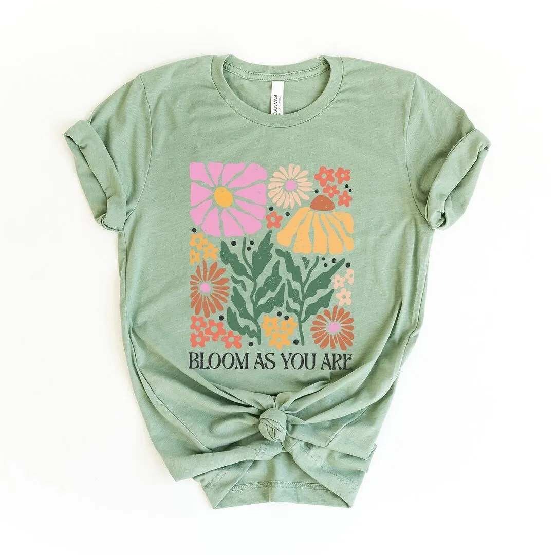 Boho Bloom As You Are Short Sleeve Tee sold by Zulily product image thumbnail 2