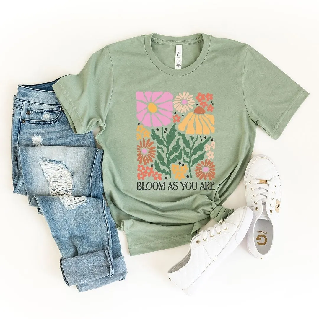 Boho Bloom As You Are Short Sleeve Tee sold by Zulily