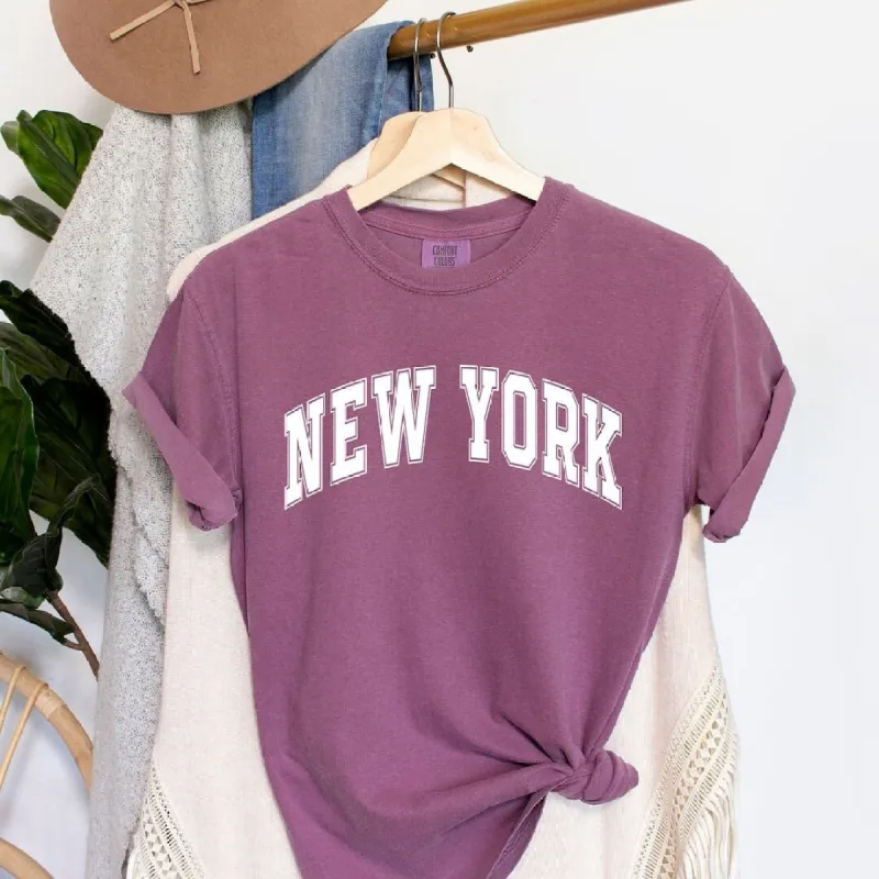 Varsity New York Garment Dyed Tee sold by Zulily