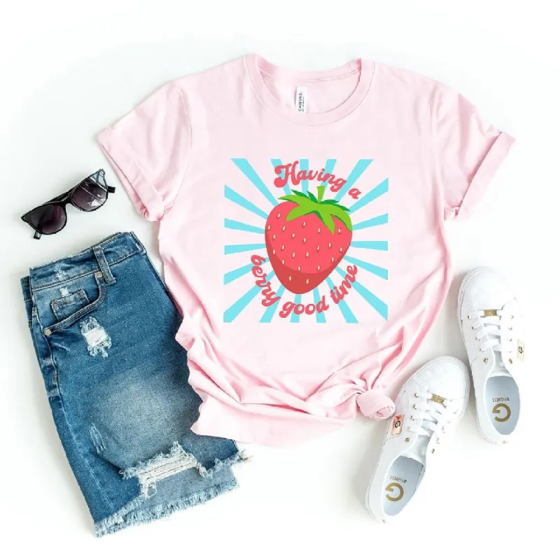 Having A Berry Good Time Short Sleeve Tee sold by Zulily