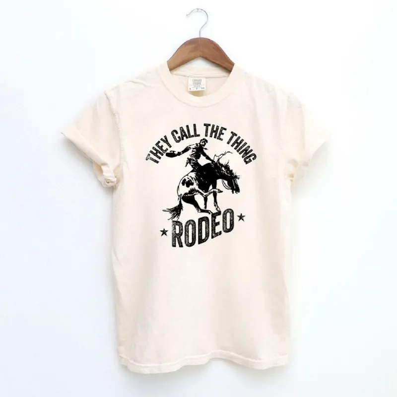 Call the Thing Rodeo Stars Garment Dyed Tee made by Zulily