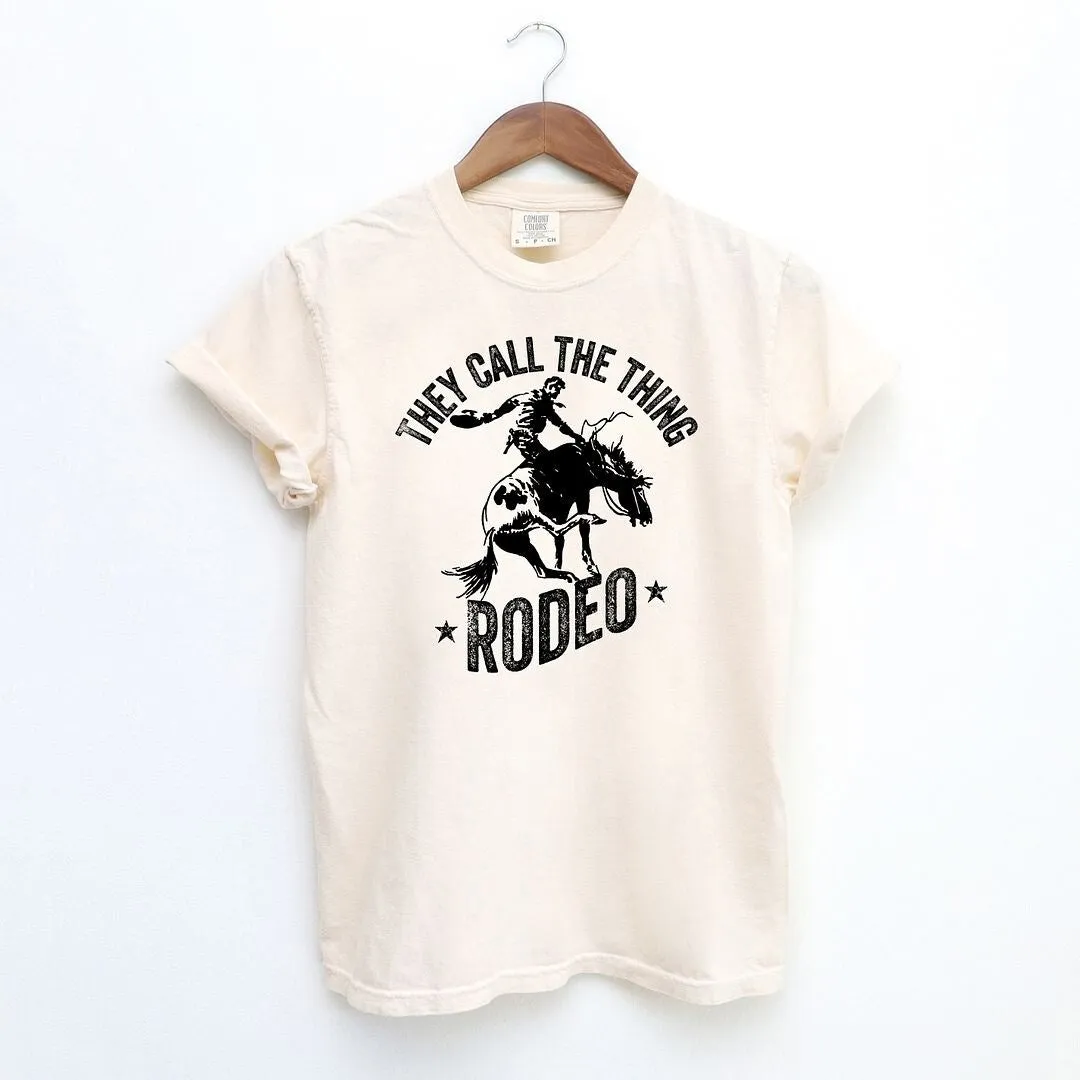 Call the Thing Rodeo Stars Garment Dyed Tee sold by Zulily