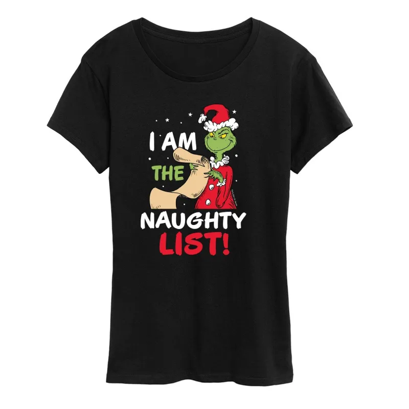 The Grinch I am The Naughty List sold by Zulily
