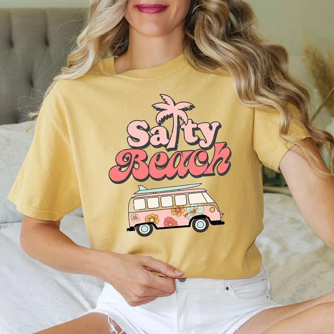 Salty Beach Van Garment Dyed Tee sold by Zulily product image thumbnail 2