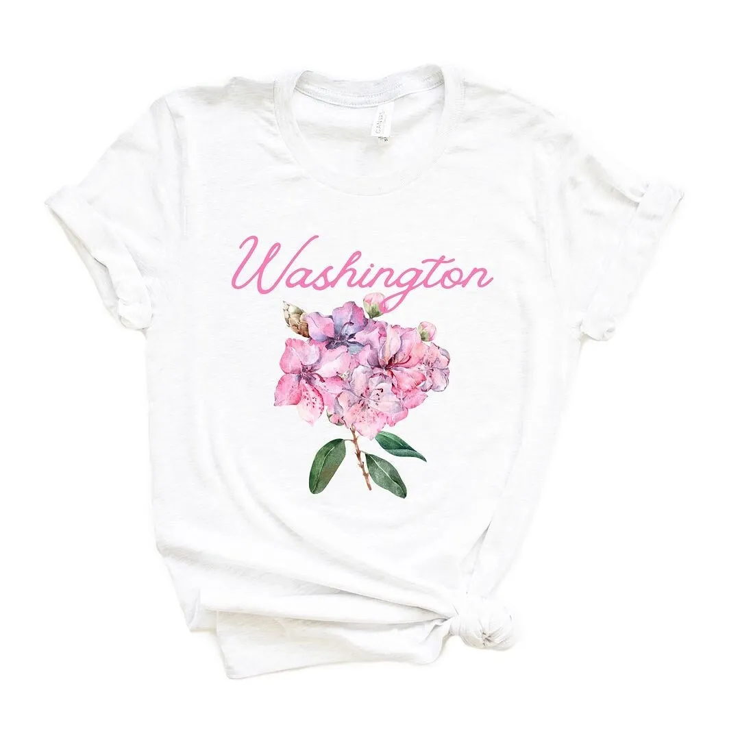 Washington Flower Colorful Short Sleeve Tee sold by Zulily product image thumbnail 2