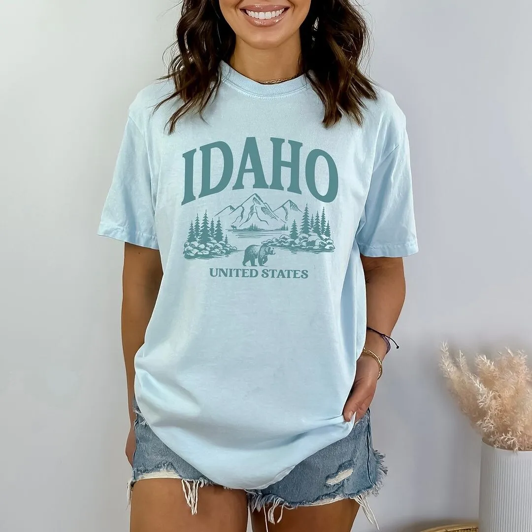 Idaho Forest Scene Garment Dyed Tee sold by Zulily product image thumbnail 3