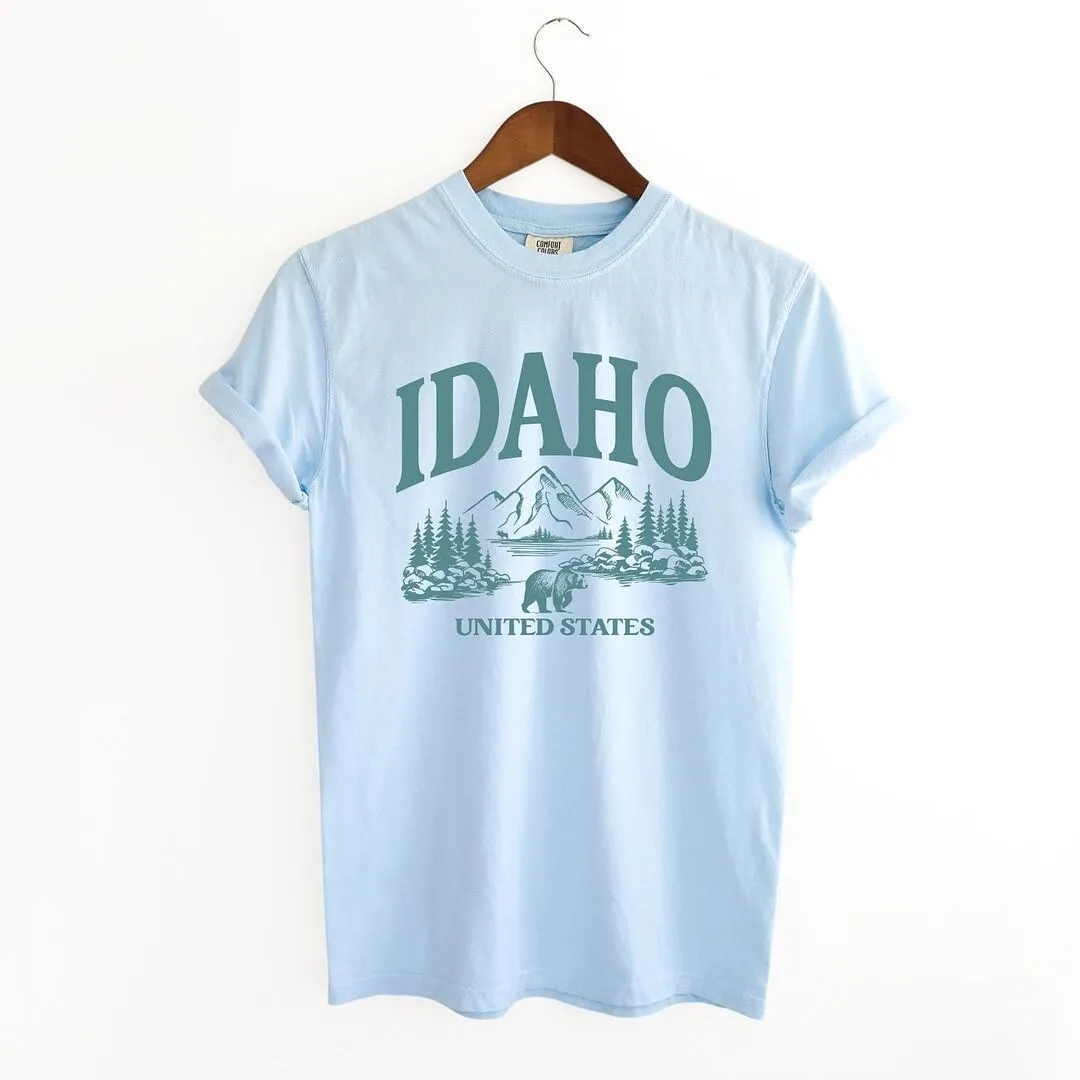 Idaho Forest Scene Garment Dyed Tee sold by Zulily product image thumbnail 2
