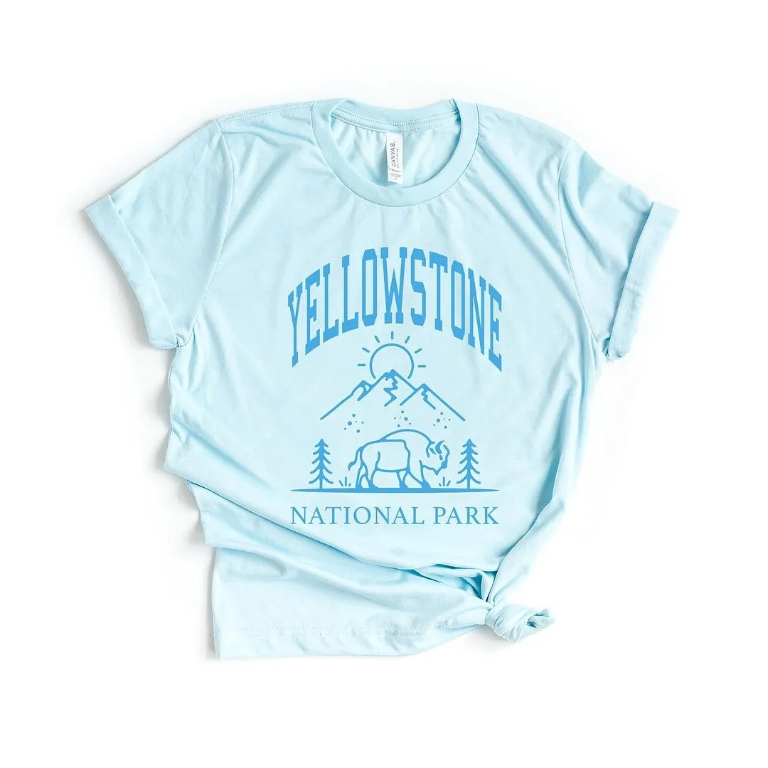 Yellowstone National Park Mountain Short Sleeve Tee sold by Zulily product image thumbnail 2