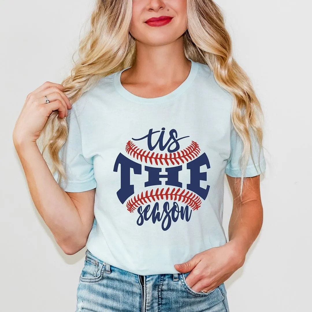 Tis the Season Baseball Short Sleeve Crewnneck Tee sold by Zulily product image thumbnail 3