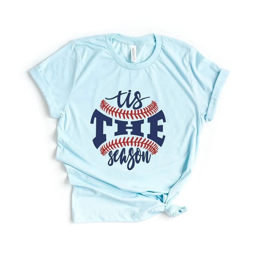 Tis the Season Baseball Short Sleeve Crewnneck Tee sold by Zulily product image thumbnail 2