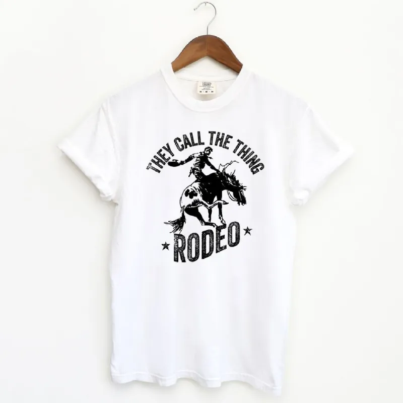 Call the Thing Rodeo Stars Garment Dyed Tee sold by Zulily