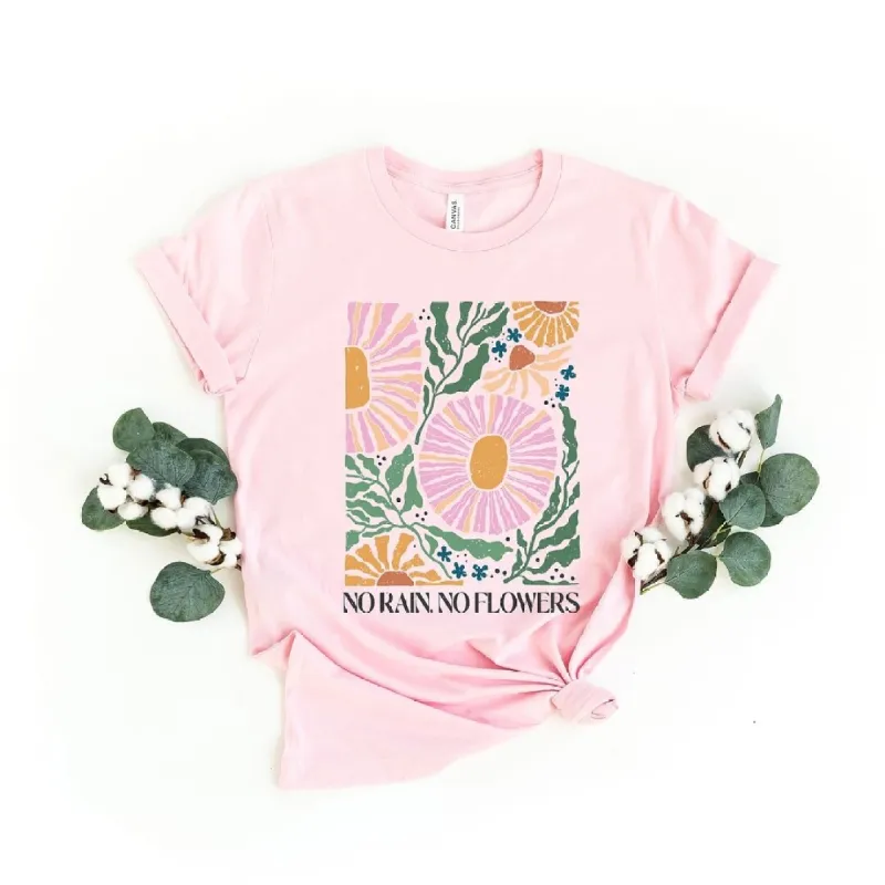 Boho No Rain No Flowers Short Sleeve Tee sold by Zulily