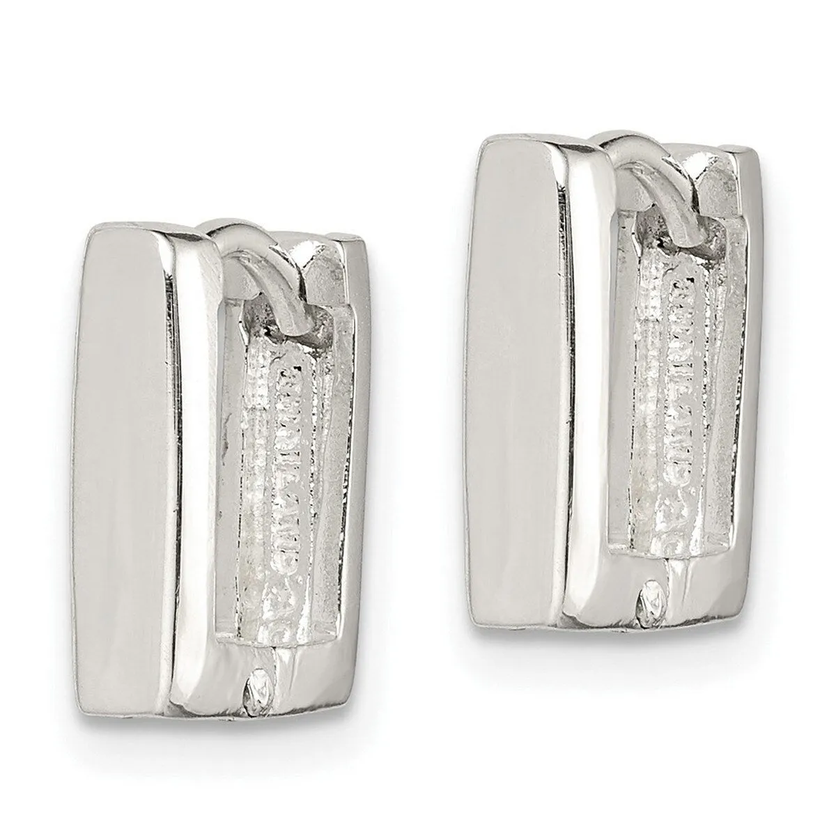 Curata 925 Sterling Silver Polished 3x12mm Hinged Earrings sold by Zulily product image thumbnail 3