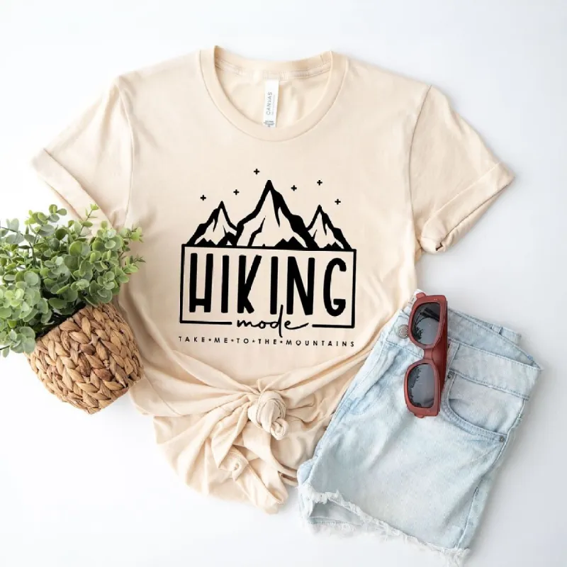 Hiking Mode Take Me To The Mountains Short Sleeve Tee sold by Zulily