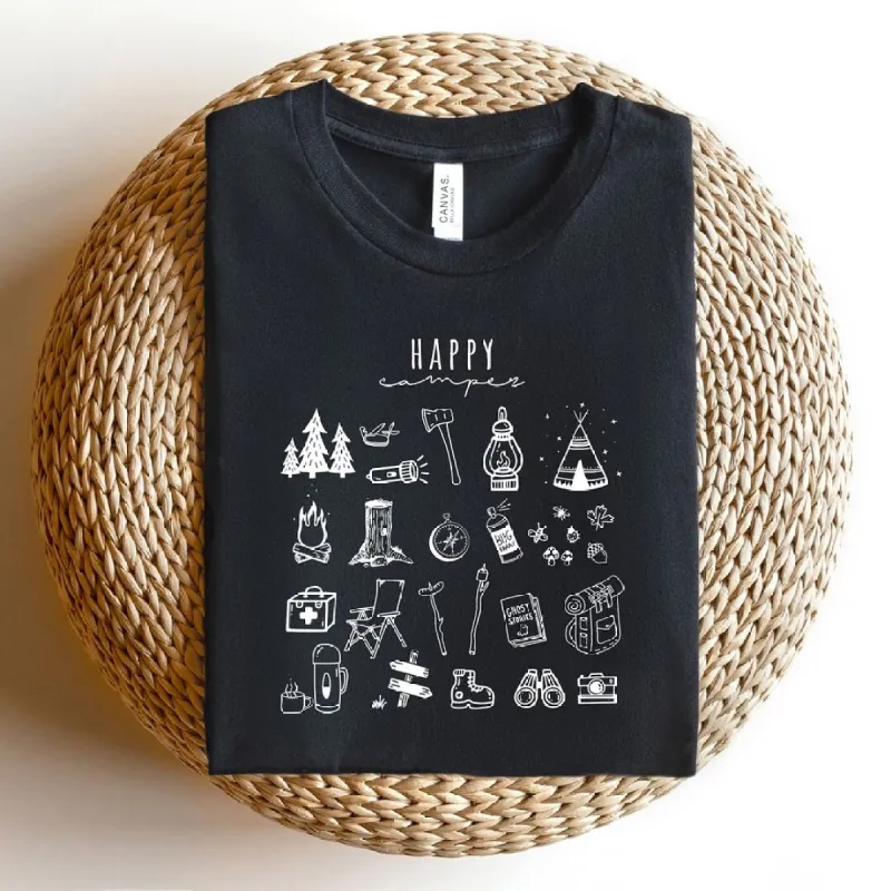 Happy Camper Collage Short Sleeve Tee sold by Zulily