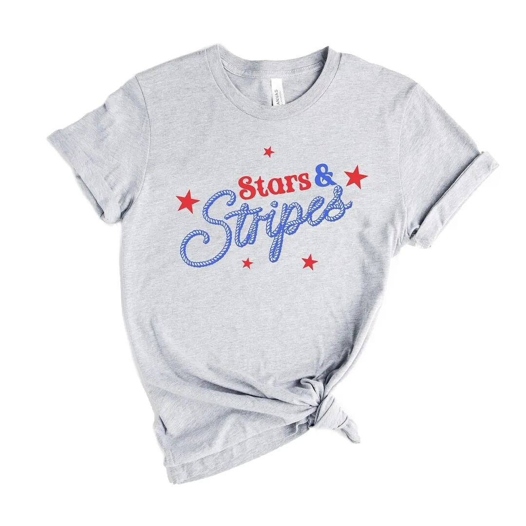 Western Stars and Stripes Short Sleeve Crewnneck Tee sold by Zulily product image thumbnail 2