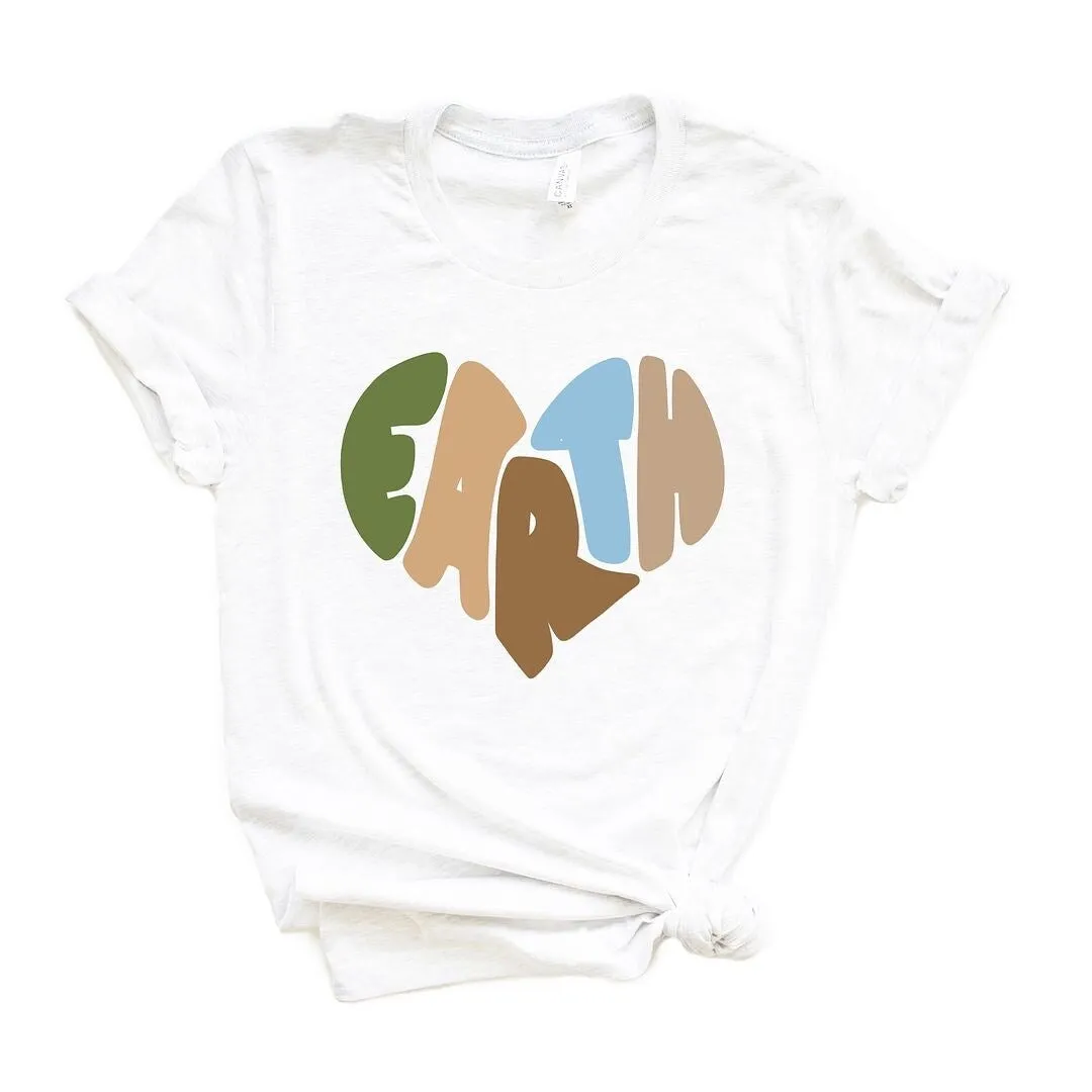 Earth Heart Short Sleeve Crewnneck Tee sold by Zulily product image thumbnail 2