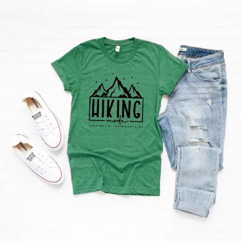 Hiking Mode Take Me To The Mountains Short Sleeve Tee sold by Zulily