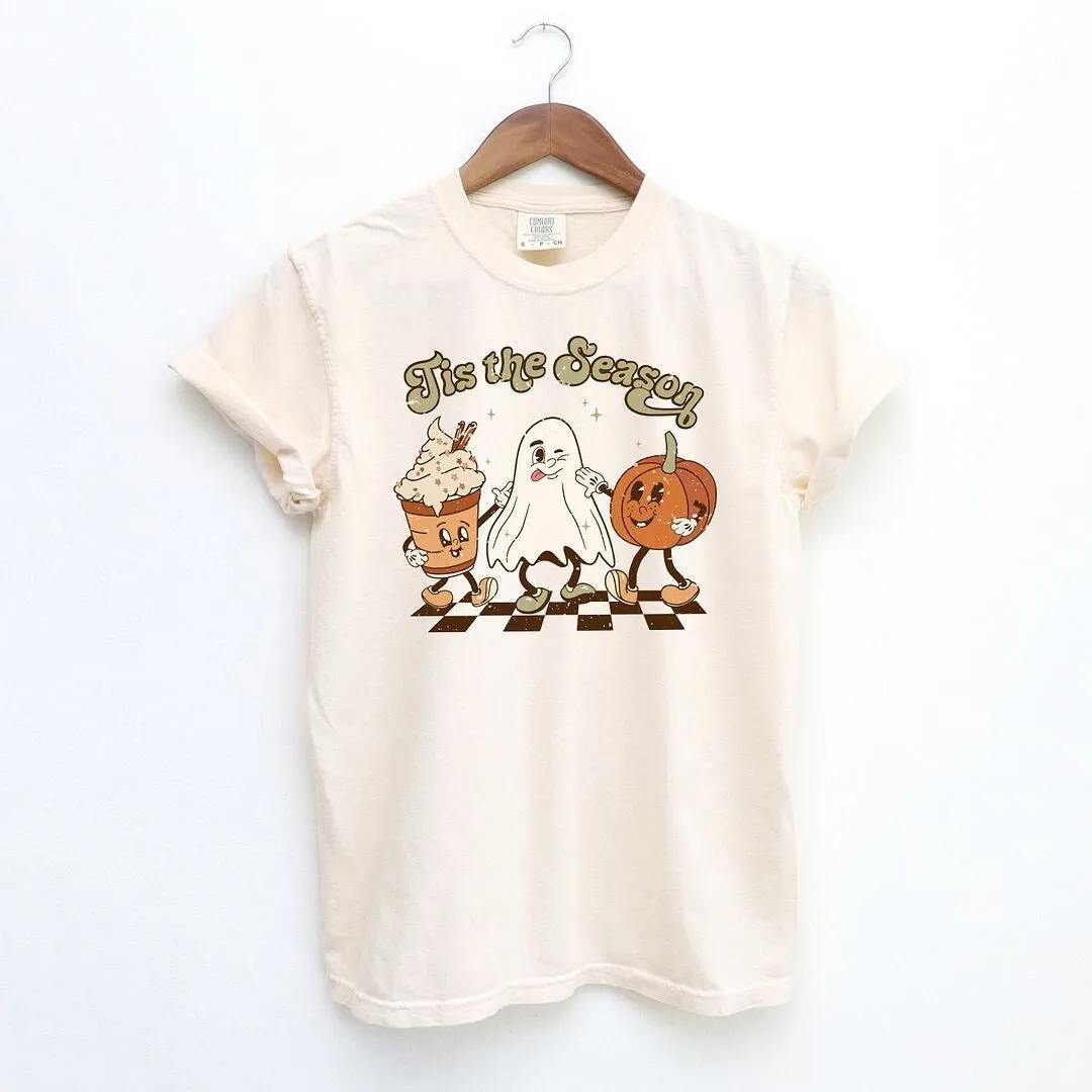 Checkered Fall Tis the Season Garment Dyed Tee sold by Zulily product image thumbnail 2