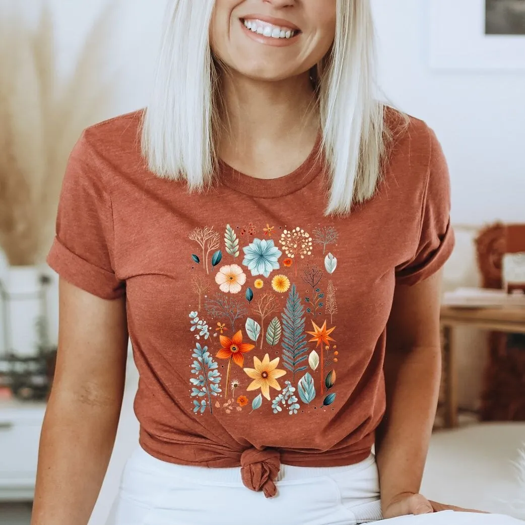 Winter Leaves Short Sleeve Crewnneck Tee sold by Zulily product image thumbnail 3