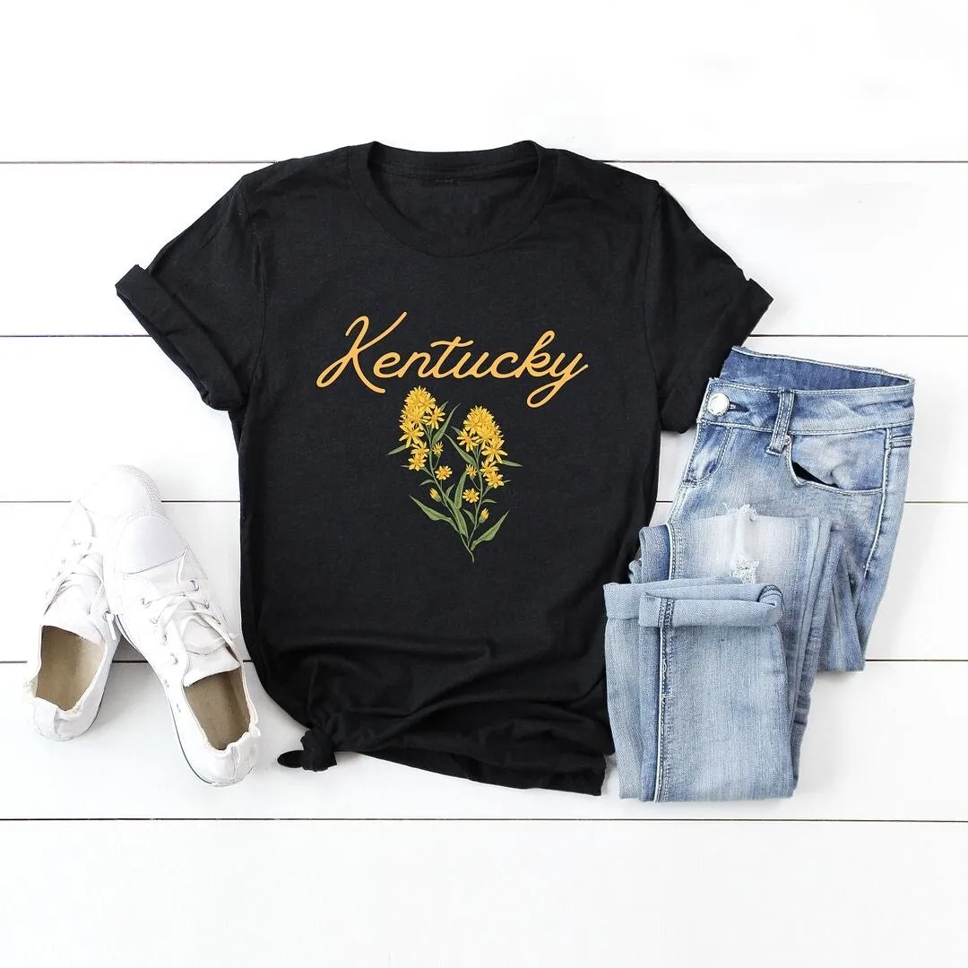 Kentucky Flower Colorful Short Sleeve Tee sold by Zulily