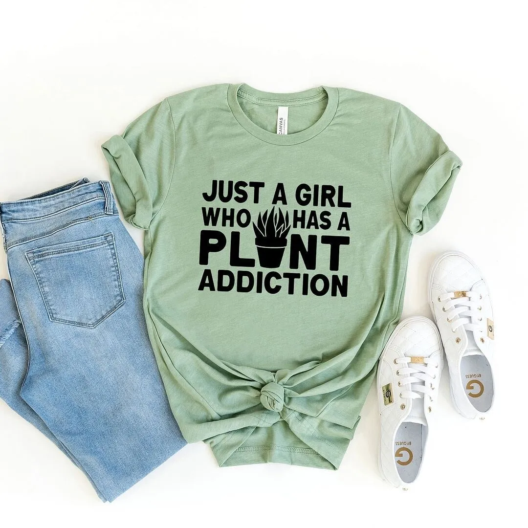 Plant Addiction Short Sleeve Tee sold by Zulily
