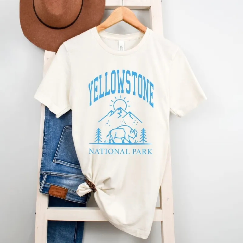 Yellowstone National Park Mountain Short Sleeve Tee sold by Zulily