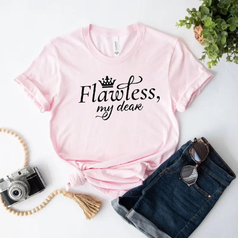 Flawless My Dear Short Sleeve Crewnneck Tee sold by Zulily