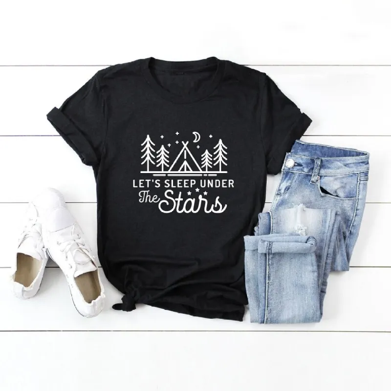 Let's Sleep Under The Sars Short Sleeve Tee sold by Zulily