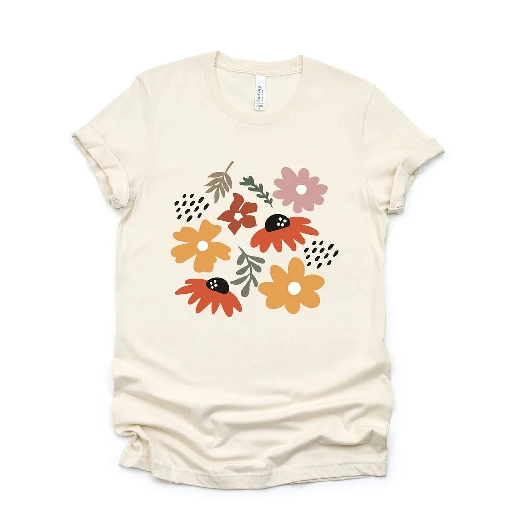 Abstract Flowers Short Sleeve Tee sold by Zulily product image thumbnail 2
