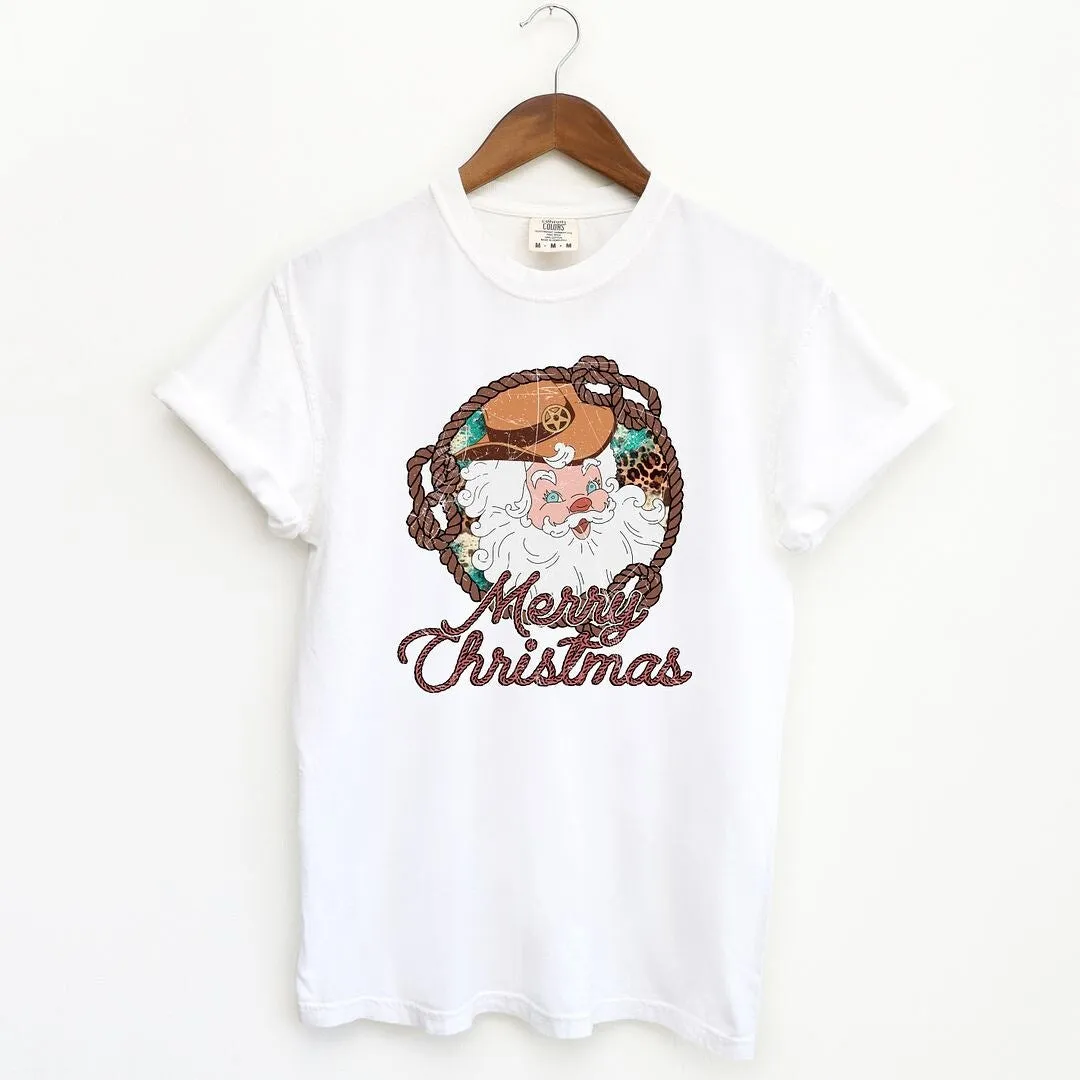 Western Santa Garment Dyed Tee sold by Zulily product image thumbnail 2