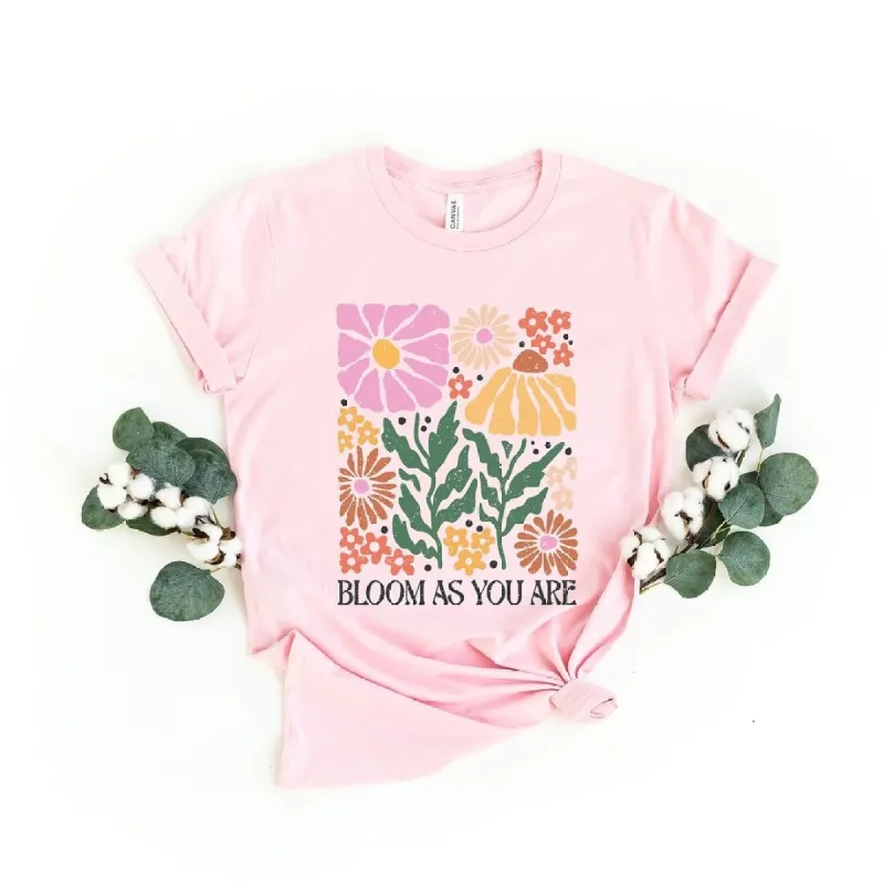 Boho Bloom As You Are Short Sleeve Tee sold by Zulily