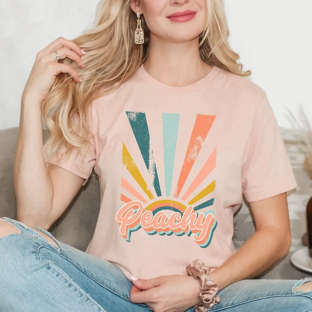 Retro Peachy Short Sleeve Tee sold by Zulily product image thumbnail 3