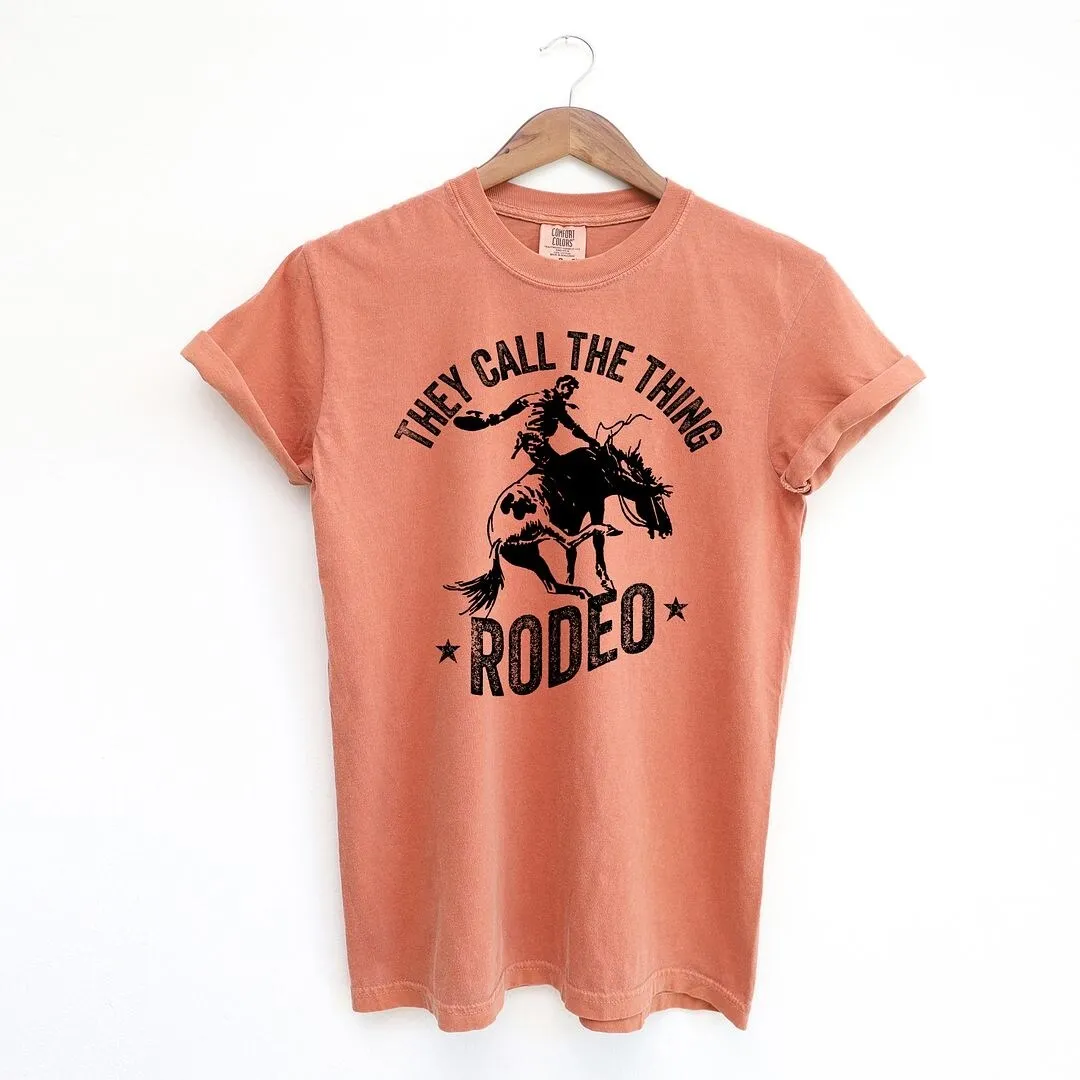 Call the Thing Rodeo Stars Garment Dyed Tee sold by Zulily