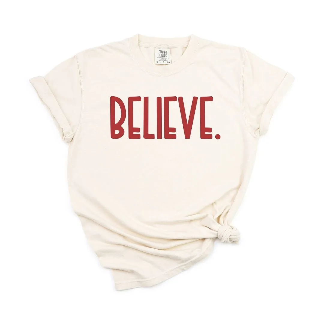 Believe Bold Garment Dyed Tee sold by Zulily product image thumbnail 2