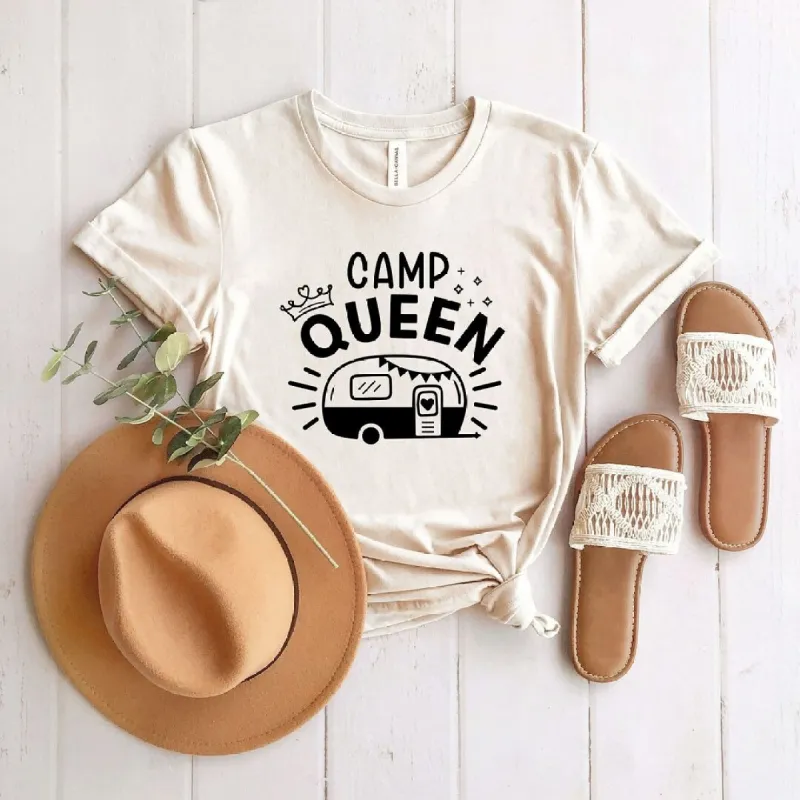 Camp Queen Trailer Short Sleeve Tee sold by Zulily