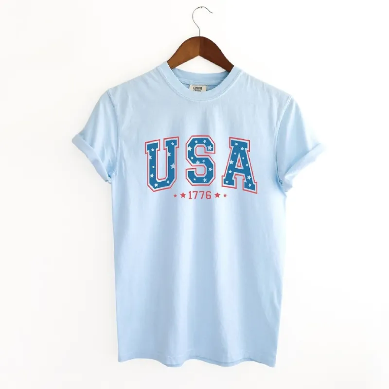 USA 1776 Stars Garment Dyed Tee sold by Zulily