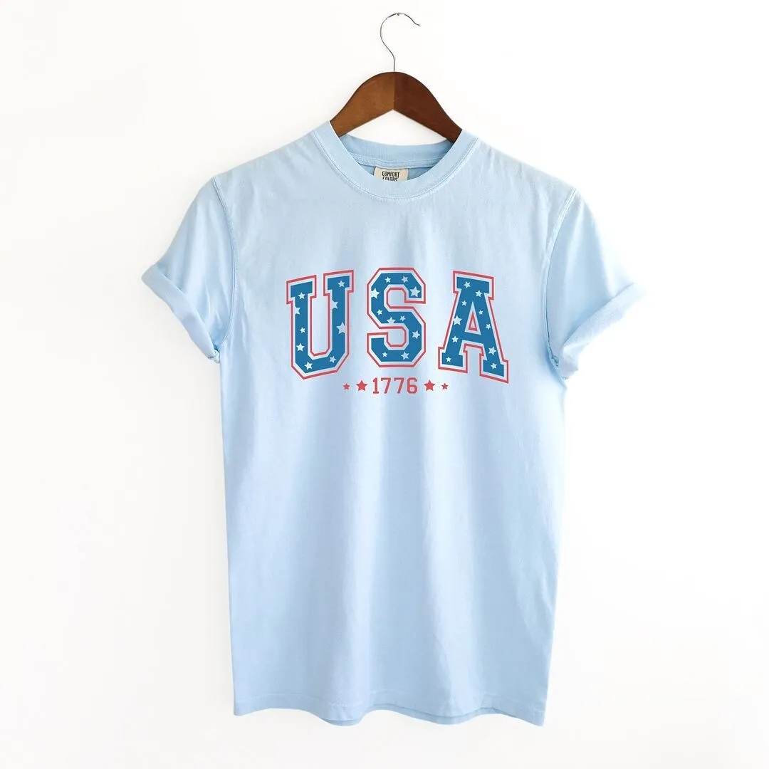 USA 1776 Stars Garment Dyed Tee sold by Zulily