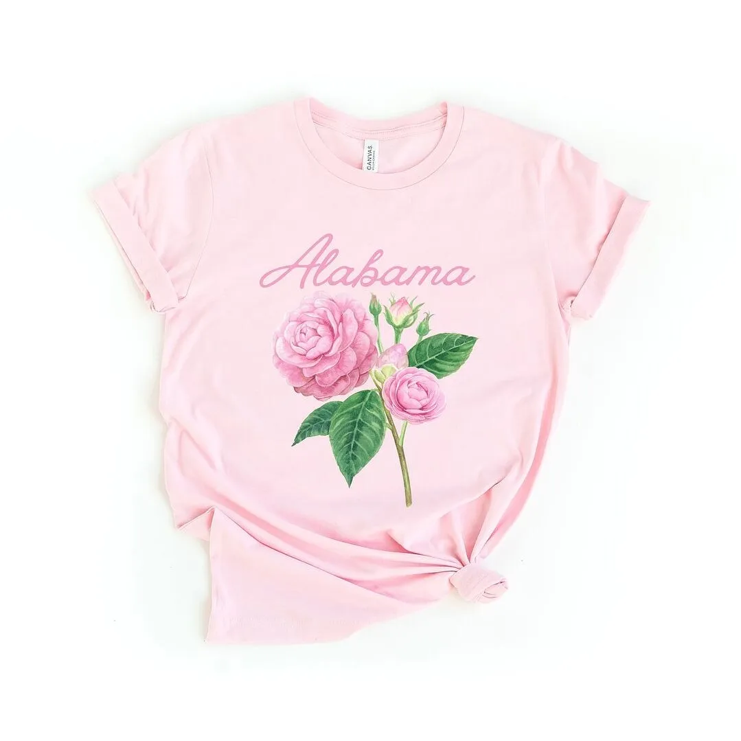 Alabama Flower Colorful Short Sleeve Tee sold by Zulily product image thumbnail 2