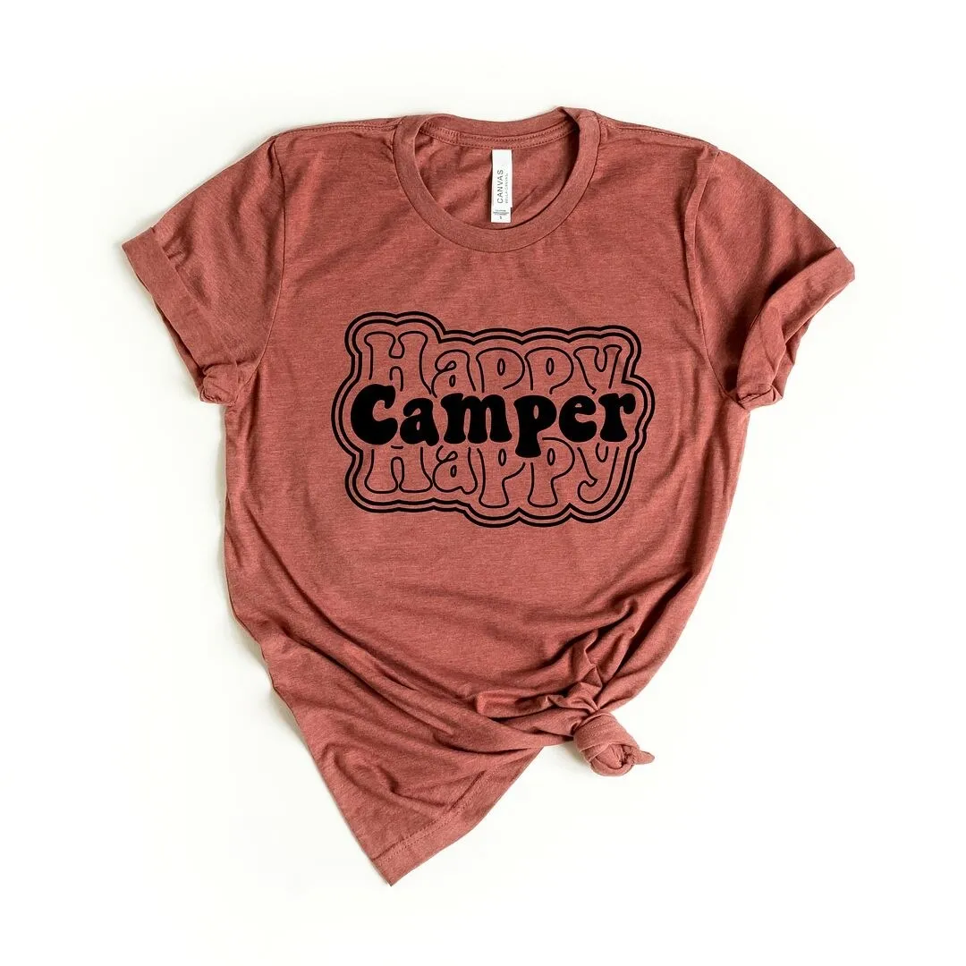 Happy Camper Stacked Short Sleeve Tee sold by Zulily product image thumbnail 2