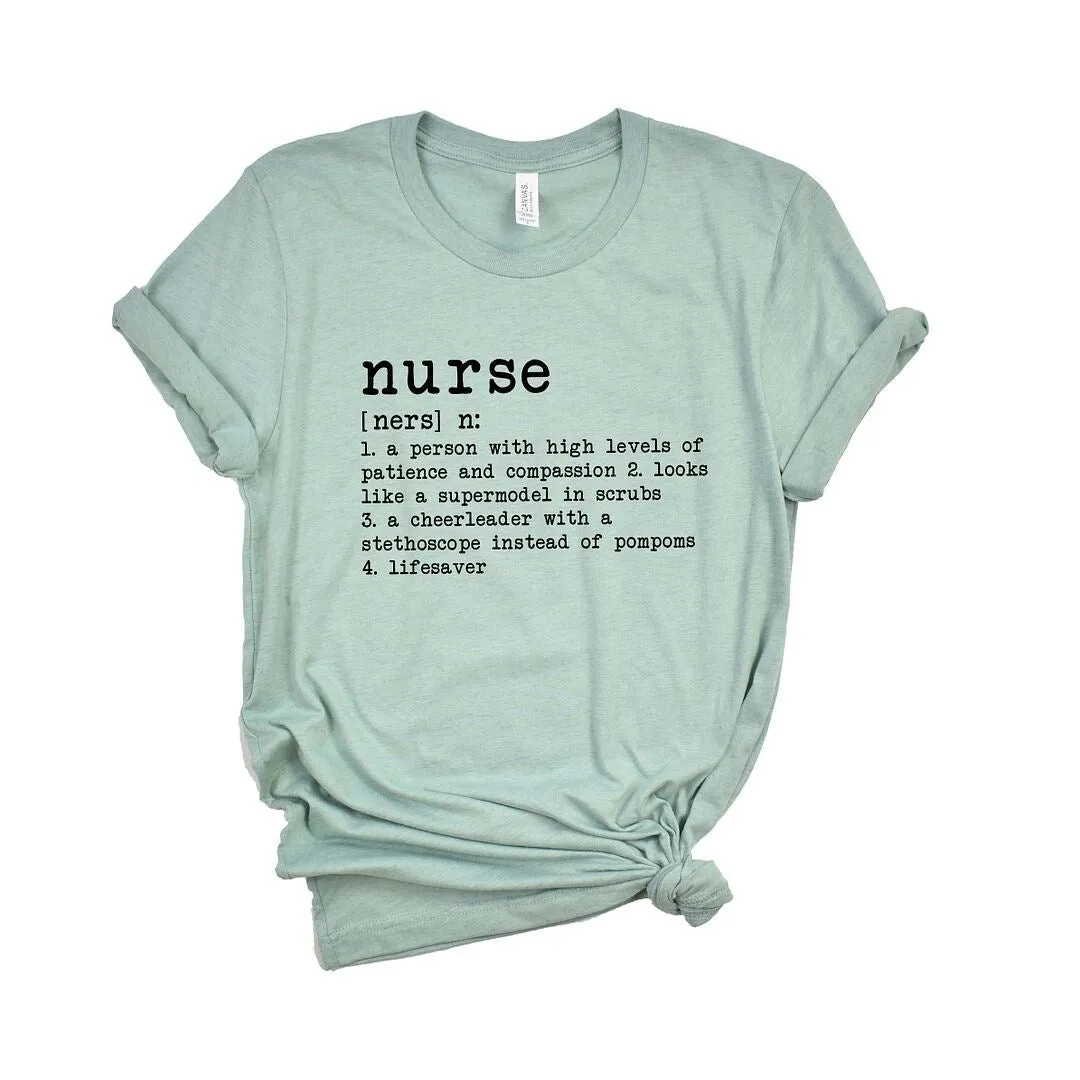 Nurse Definition Short Sleeve Crewnneck Tee sold by Zulily product image thumbnail 2