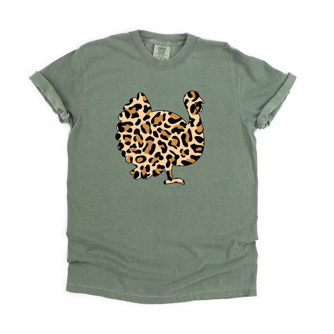 Leopard Turkey Garment Dyed Tee sold by Zulily product image thumbnail 2
