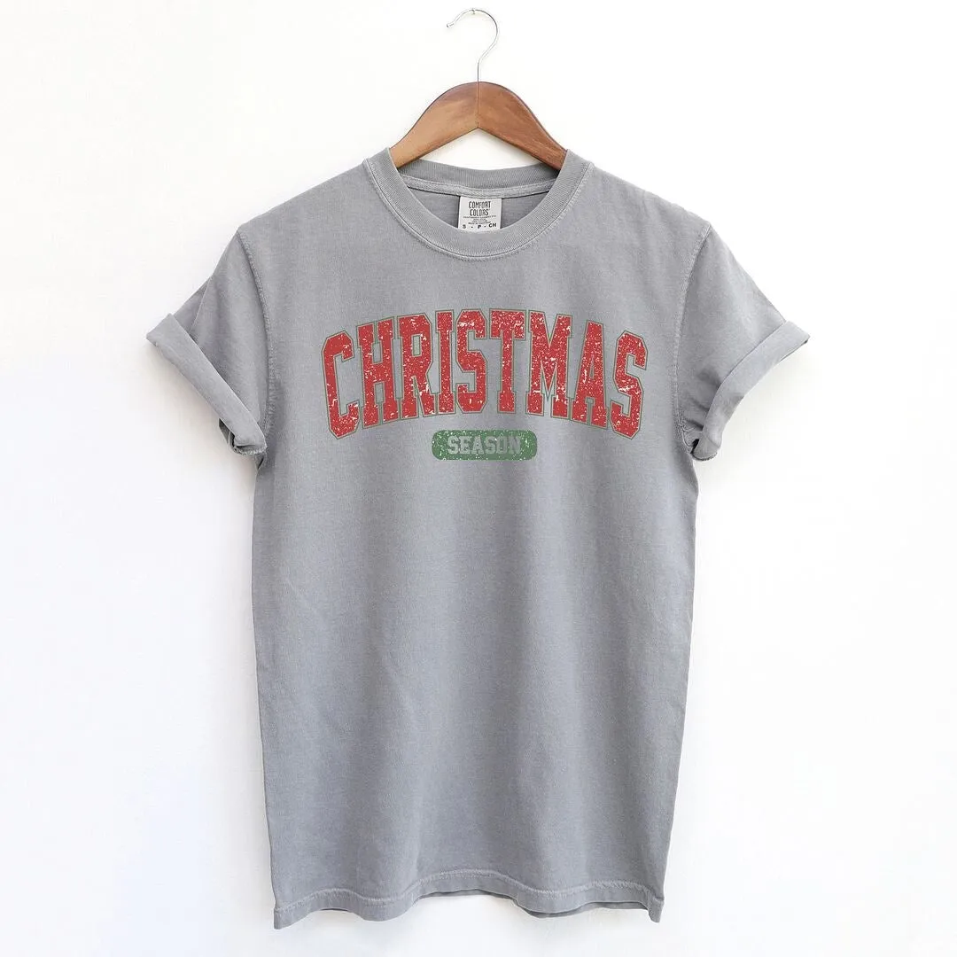 Varsity Christmas Season Garment Dyed Tee sold by Zulily product image thumbnail 2