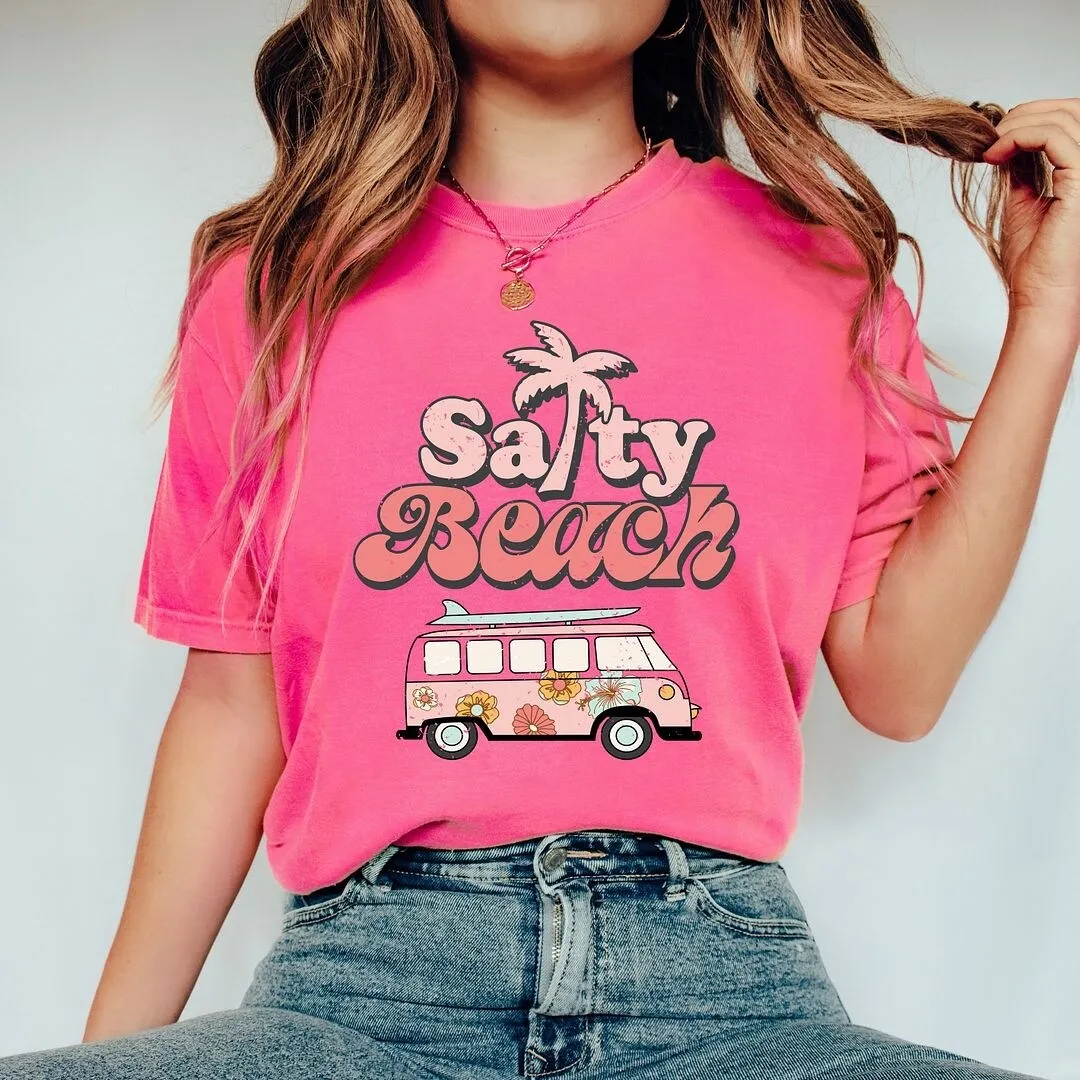 Salty Beach Van Garment Dyed Tee sold by Zulily product image thumbnail 2