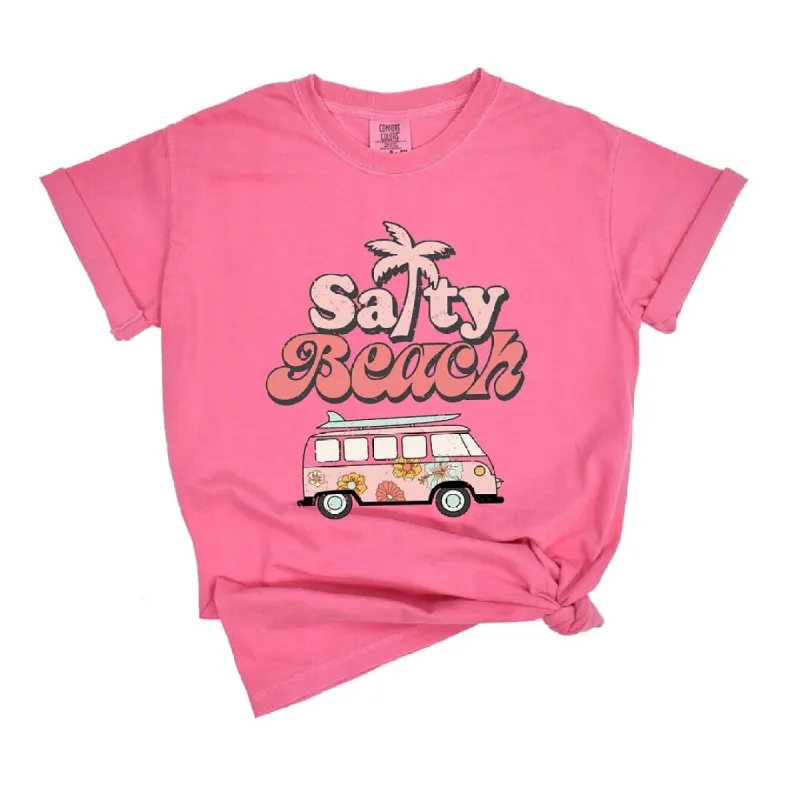 Salty Beach Van Garment Dyed Tee sold by Zulily