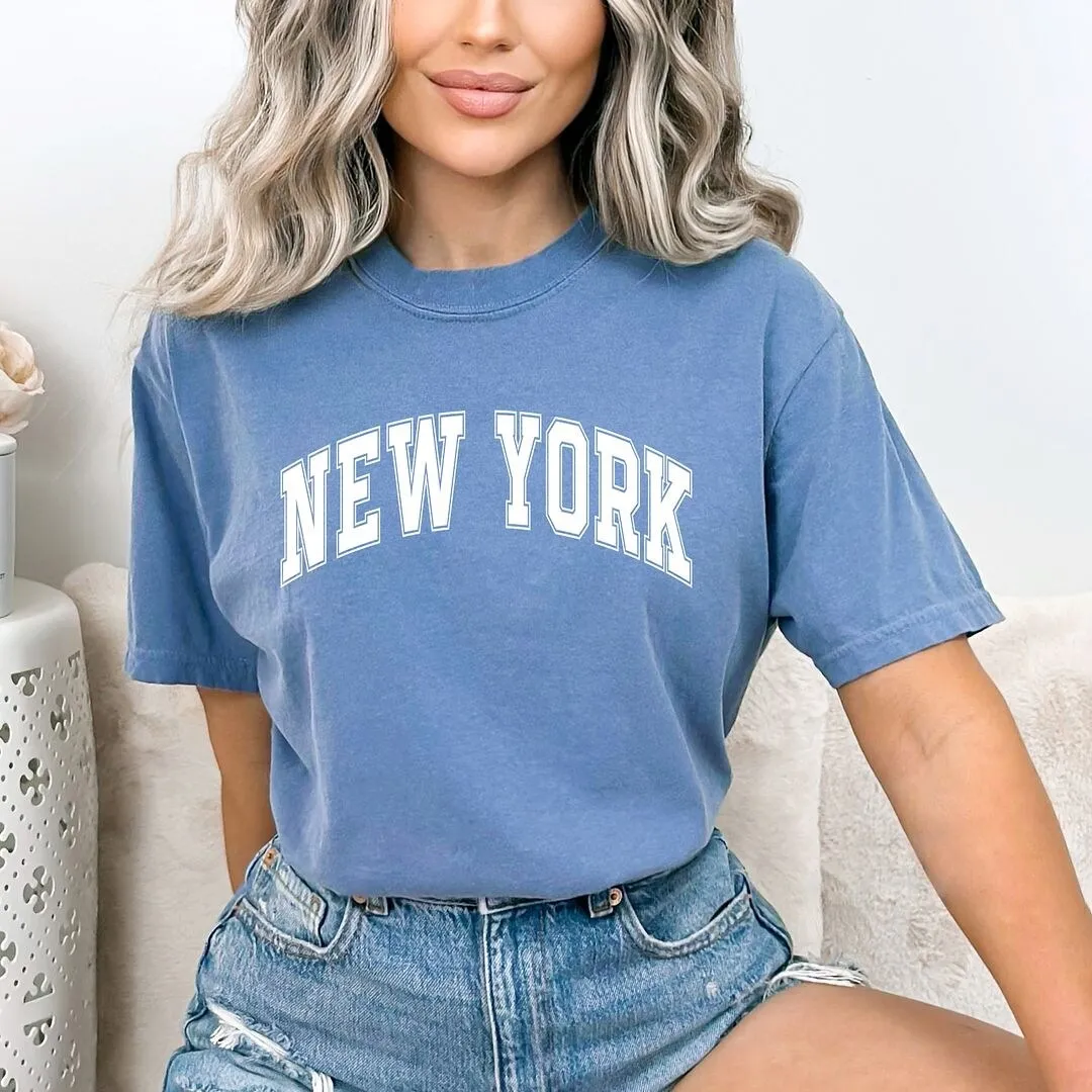 Varsity New York Garment Dyed Tee sold by Zulily product image thumbnail 2