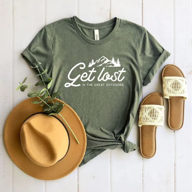 Get Lost In The Great Outdoors Short Sleeve Tee sold by Zulily