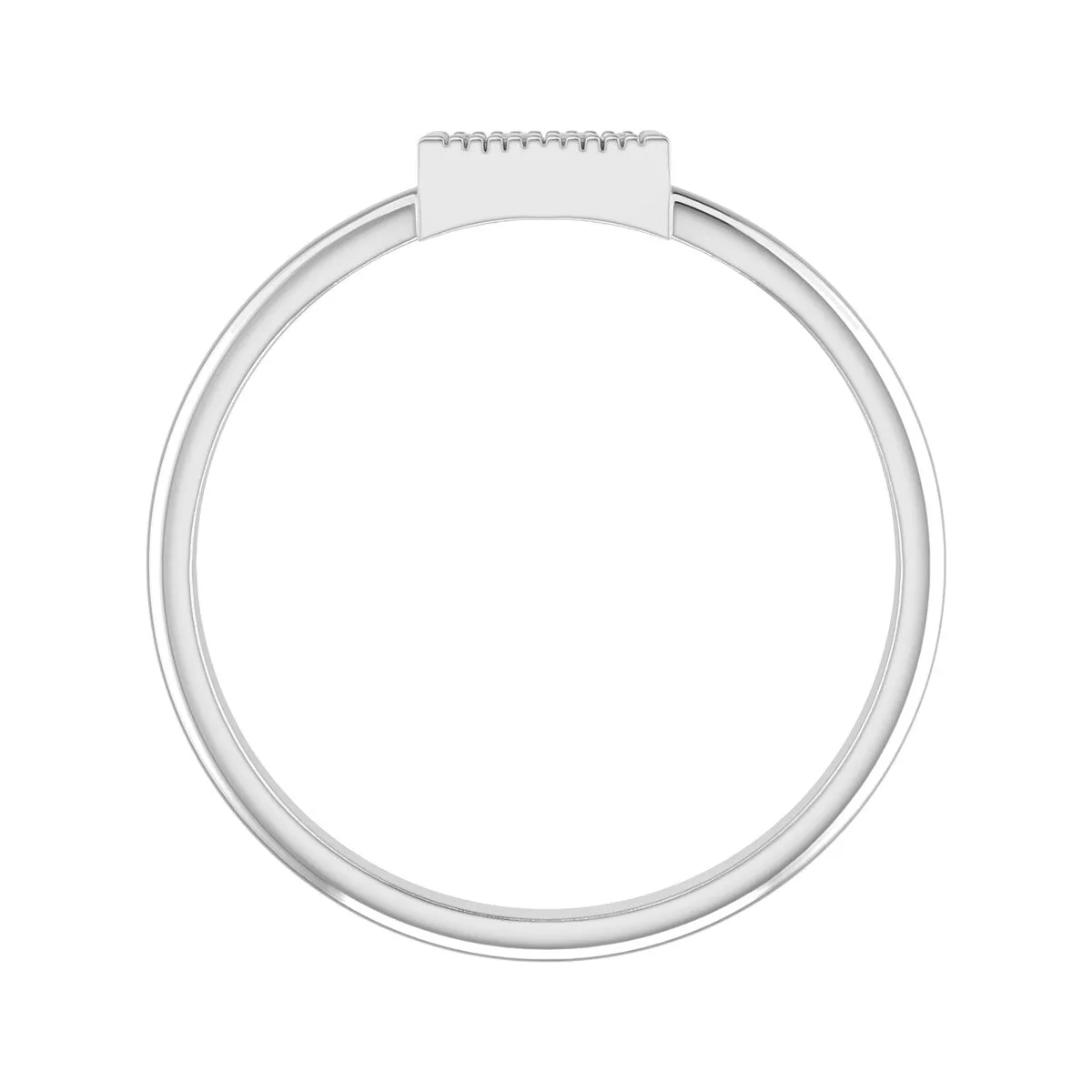 Sterling Silver Natural Blue Diamond Square Ring sold by Zulily product image thumbnail 4